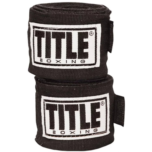 180" Semi Elastic Mexican Handwraps - Black